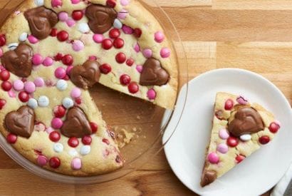 Thumbnail for A Delicious M&M’s Valentine Cookie Pie