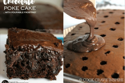 Thumbnail for A Delicious Chocolate Poke Cake Made From Scratch