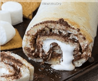 Thumbnail for Delicious S’mores Pizza Roll-Up
