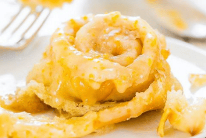 Thumbnail for Delicious Glazed Orange Sweet Rolls