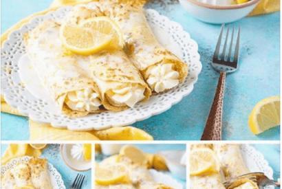 Thumbnail for Yummy Lemon Cheesecake Crepes