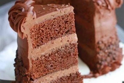 Thumbnail for Delightful Looking Triple Chocolate Layer Cake