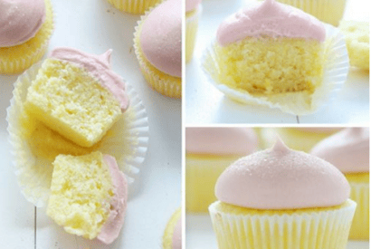 Thumbnail for Lovely Lemon Cupcakes With Strawberry Butter Cream