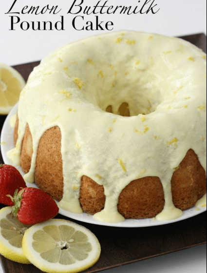 Lemon Buttermilk Pound Cake