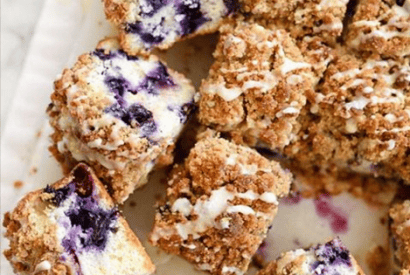 Thumbnail for A Delicious Blueberry Buckle Recipe With Lemon Glaze
