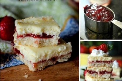 Thumbnail for Delicious Strawberry Lemon Cheesecake bars