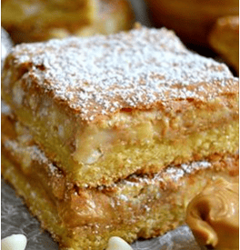 Thumbnail for White Chocolate Fluffernutter Bars