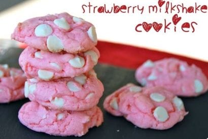 Thumbnail for Yummy Looking Strawberry Milkshake Cookies