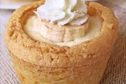 Thumbnail for Delicious Banana Cream Cookie Cups