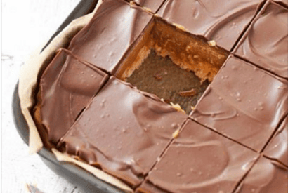 Thumbnail for Love These Millionaire’s Caramel Krispie Squares