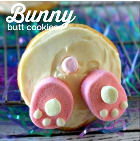 Bunny Butt Cookies