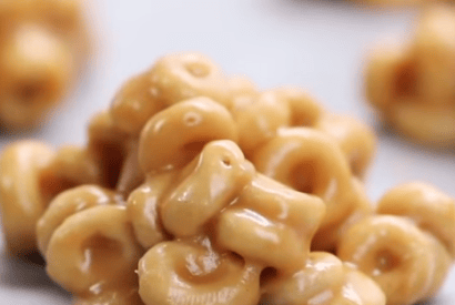 Thumbnail for Great Treats To Make Are These 3 Ingredient Peanut Butter Cereal Bites