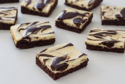 Thumbnail for A Really Yummy Cream Cheese Marbled Brownies Recipe
