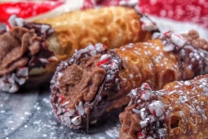 Thumbnail for Delicious Peppermint Mocha Cannoli