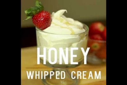Thumbnail for Easy To Make Honey Whipped Cream