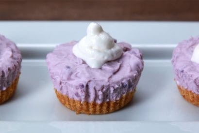 Thumbnail for How To Make These Mini No-Bake Ube Cheesecakes