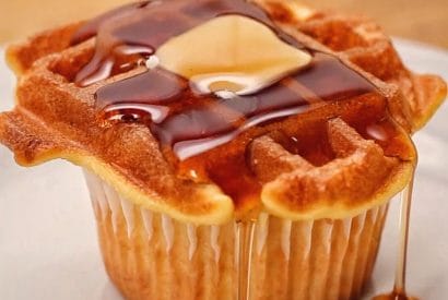 Thumbnail for How To Make These Really Amazing Waffle Yellow Cake Mix Cupcakes Ideal For Breakfast