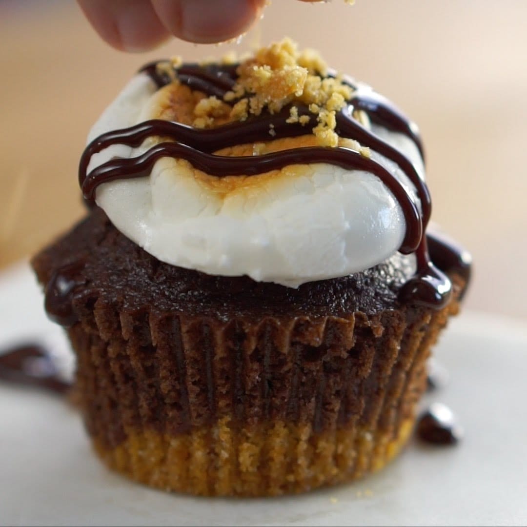 How To Make These S'mores Cupcakes Afternoon Baking With Grandma