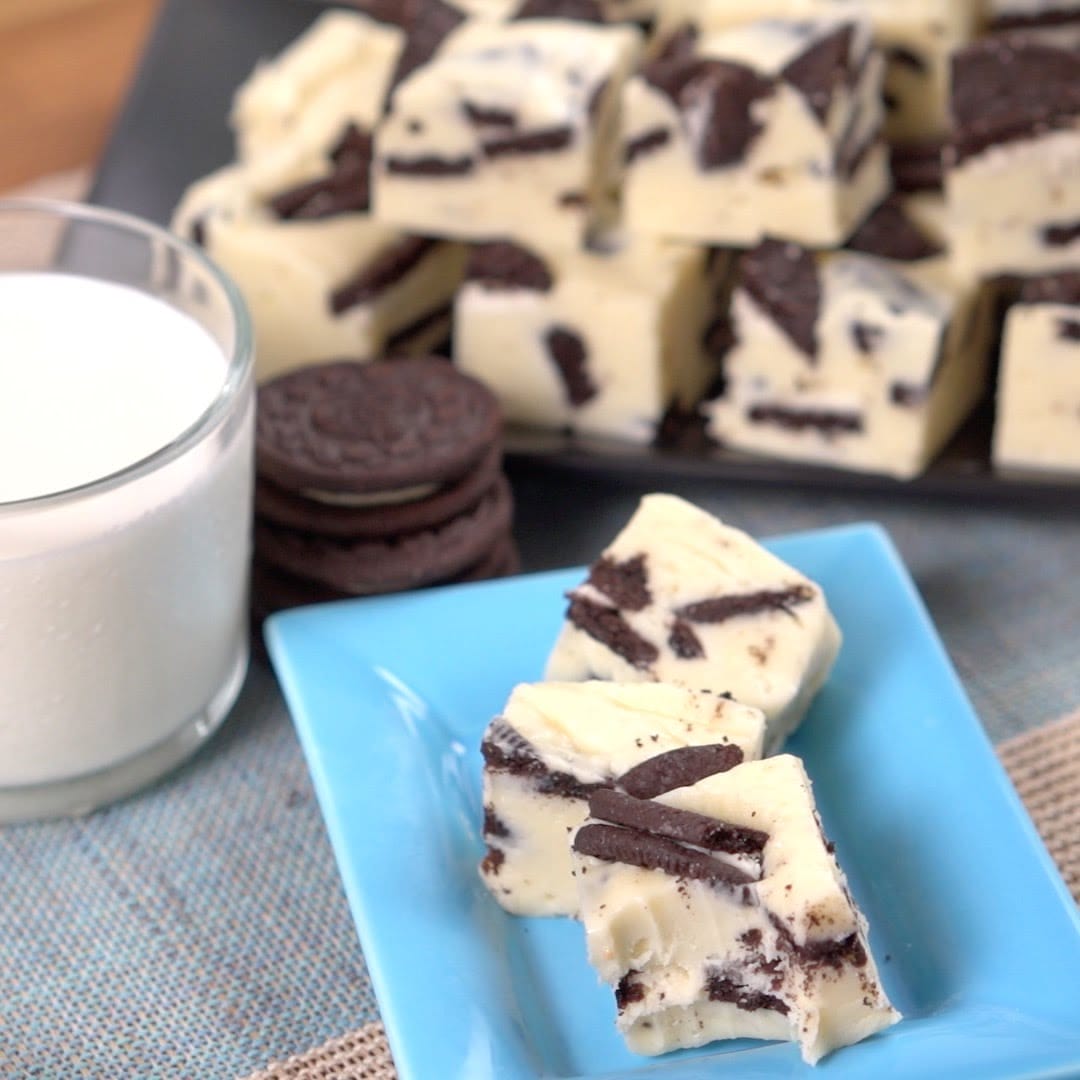 Yummy Cream Cheese Oreo Fudge Afternoon Baking With Grandma