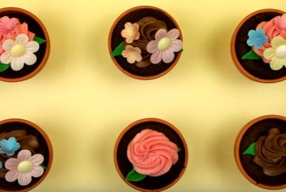 Thumbnail for Wonderful Chocolate Flower Pot Cupcakes To Make