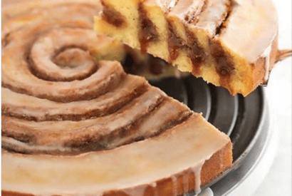Thumbnail for A Gooey Cinnamon Roll Cake