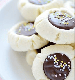 Thumbnail for Delicious Chocolate Filled Thumbprint Cookies