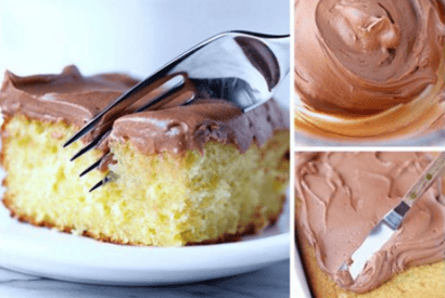 Thumbnail for Easy Sour Cream Cake With Creamy Chocolate Frosting