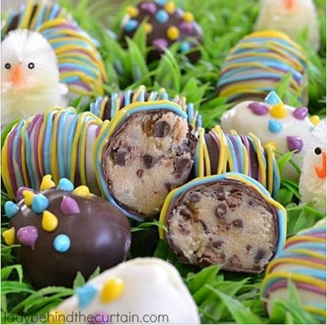 Chocolate Chip Cookie Dough Easter Eggs