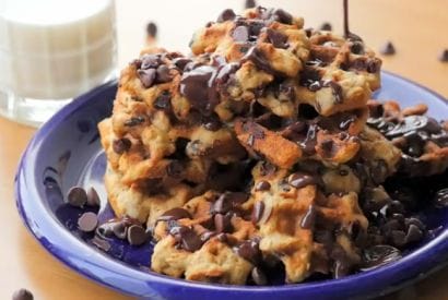 Thumbnail for How To Make Chocolate Chip Oatmeal Waffle Cookies