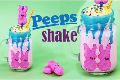 Thumbnail for A Fun Easter Peeps Milkshake Recipe