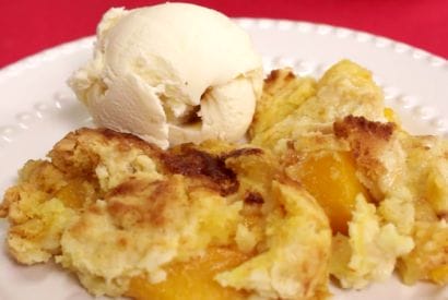 Thumbnail for How To Make A Delicious 3-Ingredient Peach Cobbler