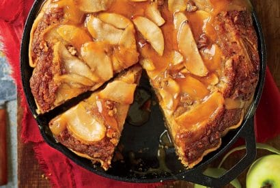 Thumbnail for Delicious Caramel Apple Blondie Pie