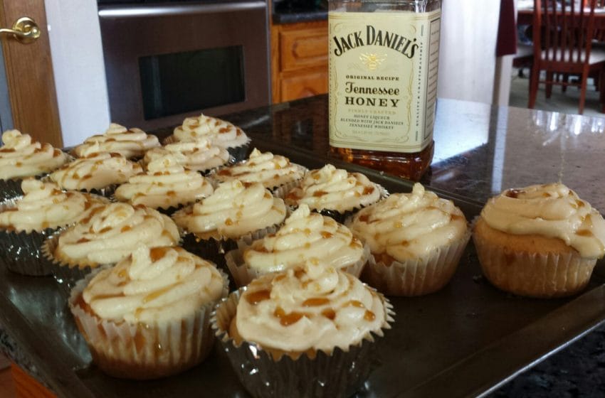 Jack Daniel’s Honey Whiskey Cupcakes