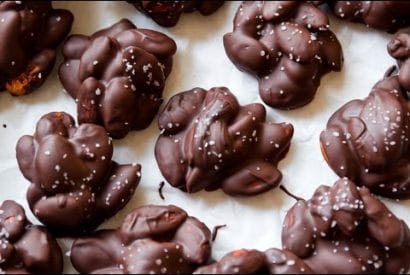 Thumbnail for Love These Sea Salt Dark Chocolate Almond Clusters