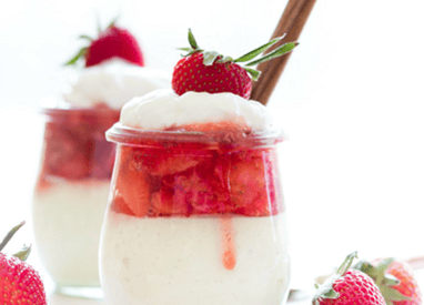 Thumbnail for Love These Mini Jar Healthy Greek Yogurt Cheesecakes