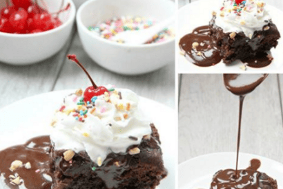 Thumbnail for Love This Slow Cooker Hot Fudge Sundae Cake