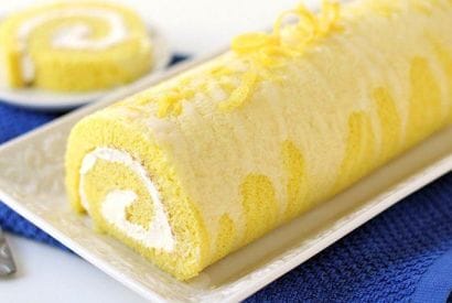 Thumbnail for Love This Yummy Lemon Cream Cheese Roll Cake