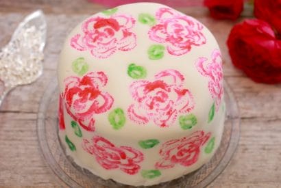 Thumbnail for A Really Pretty Rose Painted Cake