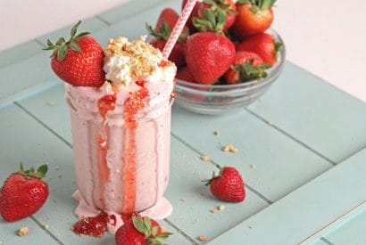 Thumbnail for Love This Strawberry Cheesecake Milkshake