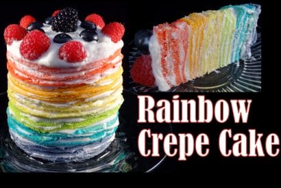 Thumbnail for What Fun ..A Rainbow Pancake (Crepe) Cake