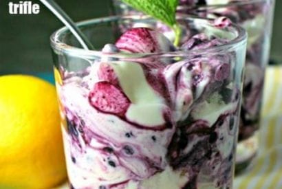 Thumbnail for Yummy Lemon Blueberry Greek Yogurt Trifle