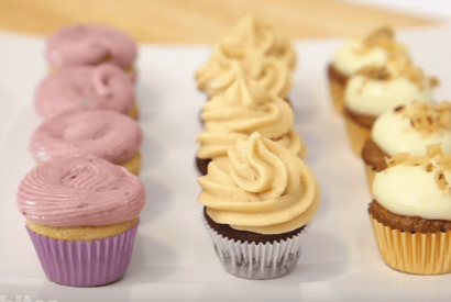 Thumbnail for Amazing Gluten Free Mini Cupcakes ..Blackberry vanilla , Chocolate Peanut Butter And Carrot Cake