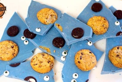 Thumbnail for Children Will Love This Cookie Monster Candy Bark