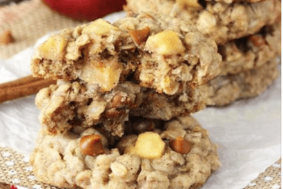 Thumbnail for Yummy Apple Cinnamon Oatmeal Cookies