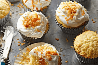 Thumbnail for Yummy Pina Colada Cupcakes