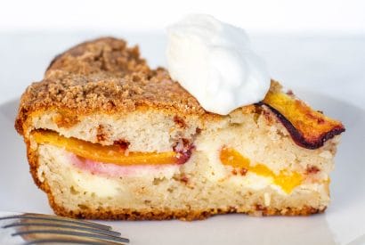 Thumbnail for How To Make This Peaches And Cream Coffee Cake