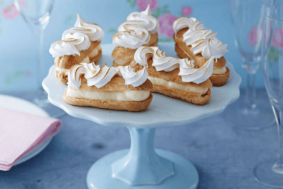 Thumbnail for Amazing Lemon Meringue Eclairs