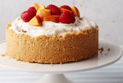 Thumbnail for Delicious Peach Melba Ice Cream Cake