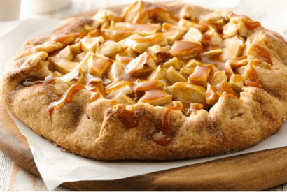 Thumbnail for Apple Crostata With Caramel Sauce