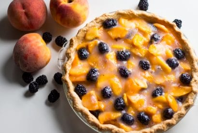 Thumbnail for Amazing Peach & Blackberry Pie